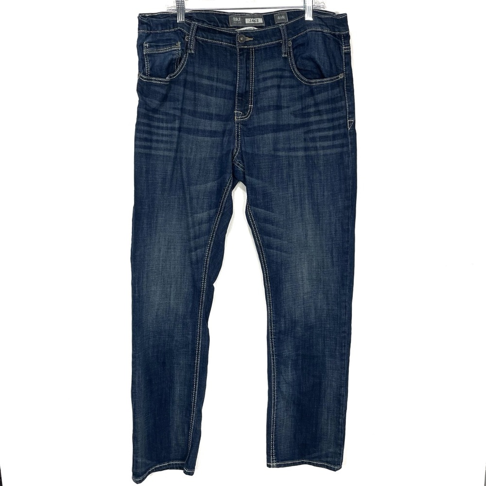 BKE Men's Straight Leg Blue Jeans N26
